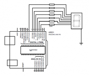 Arduino 7 Segment Display Kontrolü - Kod Defteri